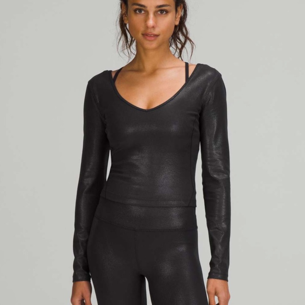 Lululemon Align Long Sleeve Shirt *Shine
Radiate Foil Print Black